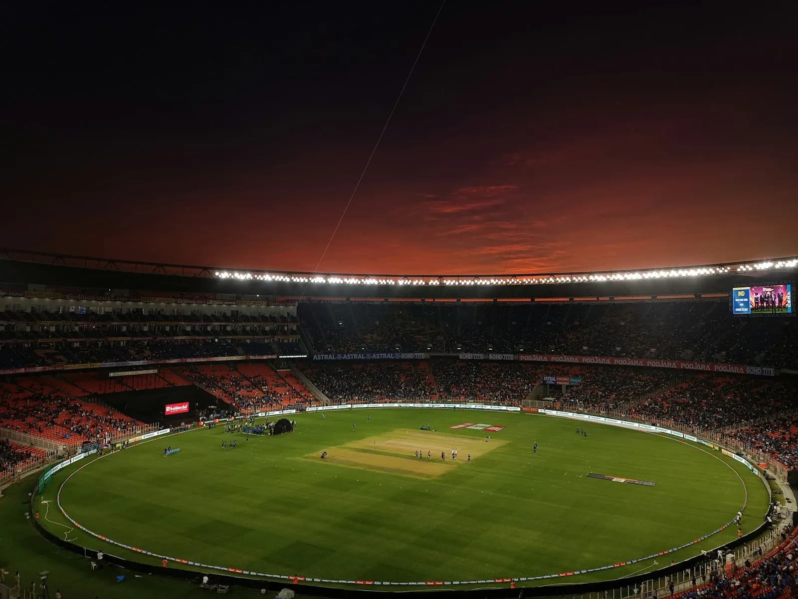 A cricket ground